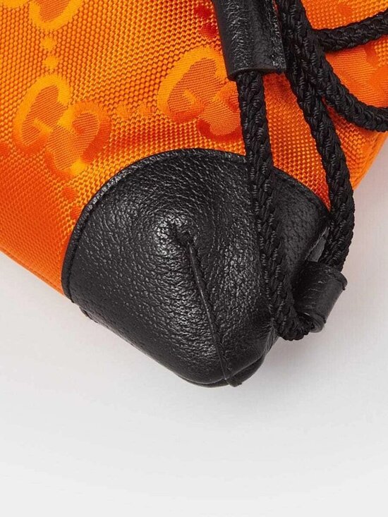 Gucci Orange GG Nylon Off The Grid Backpack Bag main image 10